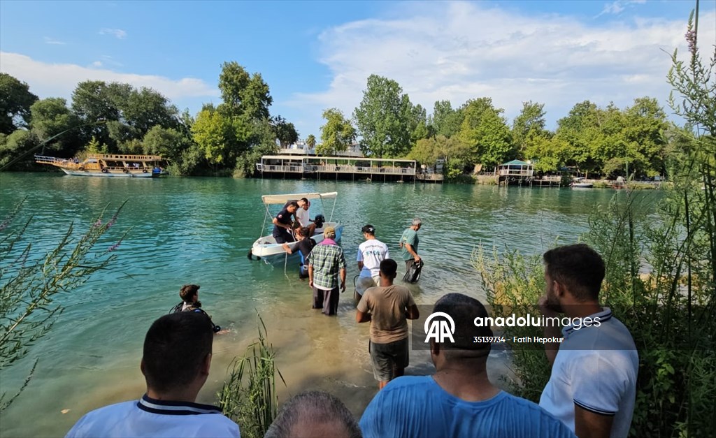 Antalya’da yüzmek için ırmağa giren kişi boğuldu