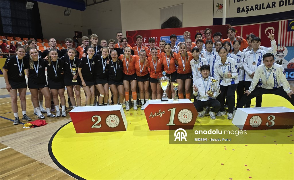 Antalya’da düzenlenen IKF 21 Yaş Altı Korfbol Dünya Şampiyonası tamamlandı
