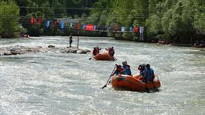  Ülkeler arası rafting yarışması yapıldı
