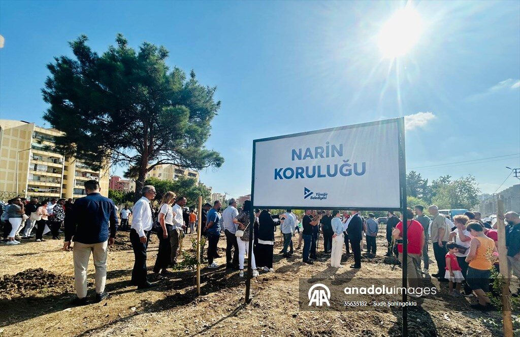 Adana’da Narin Güran’ın anısına fidan dikildi