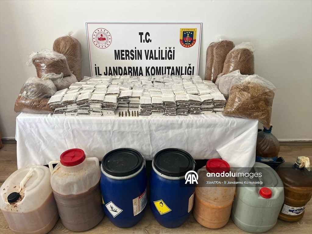 Mersin’de 27 bin 250 makaron ele geçirildi