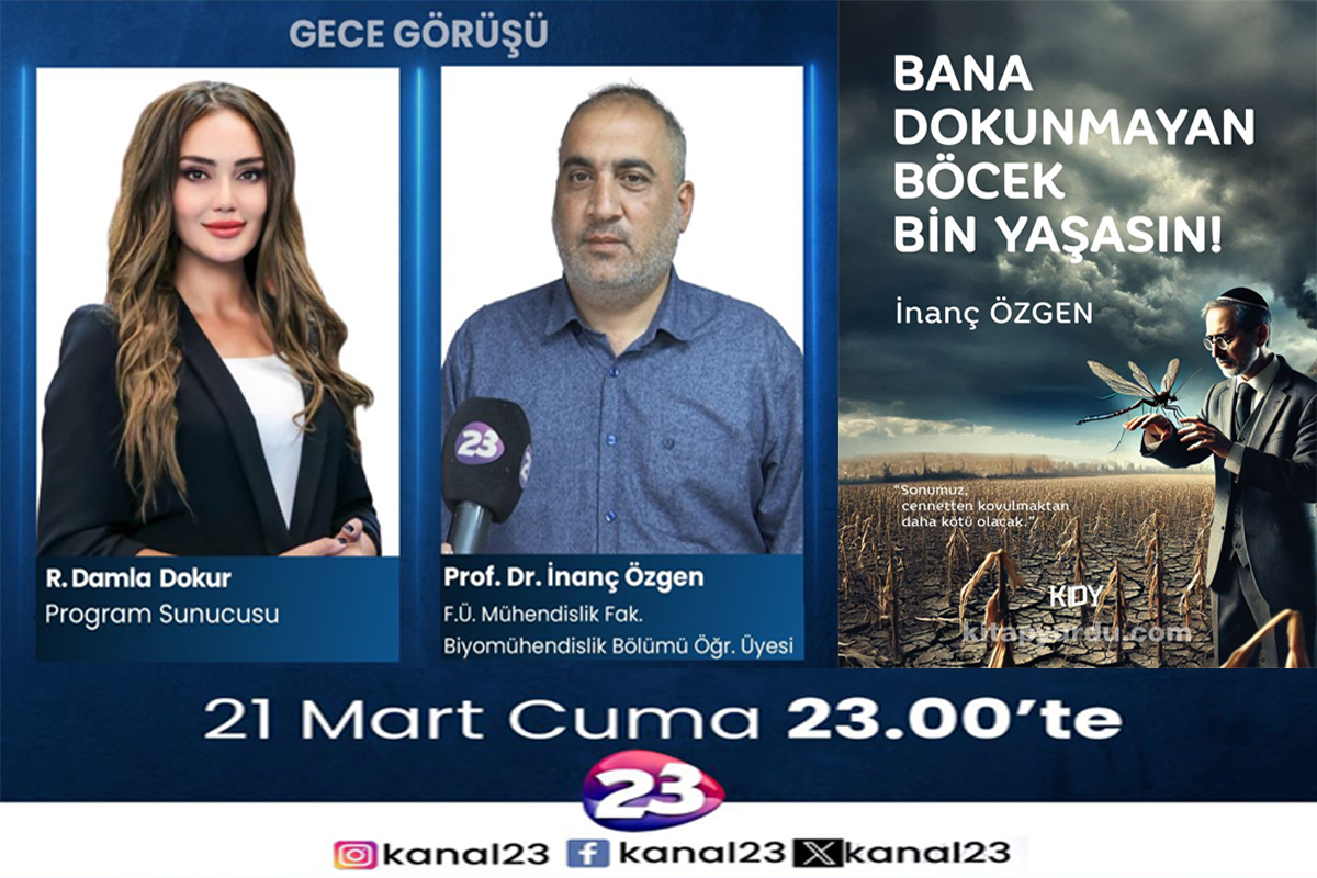 PROF. DR. İNANÇ ÖZGEN’İN YENİ KİTABI “BANA DOKUNMAYAN BÖCEK BİN YAŞASIN” RAFLARDAKİ YERİNİ ALDI