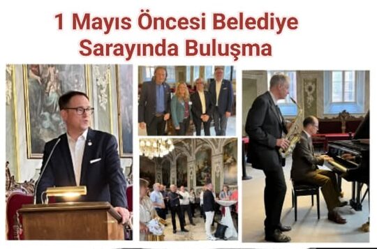 1 MAYIS ÖNCESİ BELEDİYE SARAYINDA BULUŞMA-Yazar Remzi Uysal