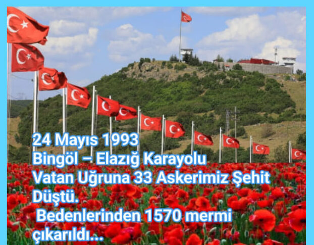 33 Askerimizin bedeninden toplam 1570 mermi çıkarıldı