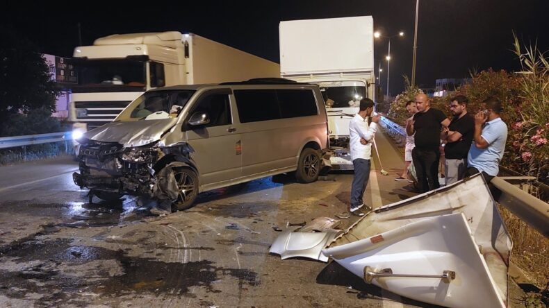 5 aracın karıştığı zincirleme trafik kazasında yaralılar var