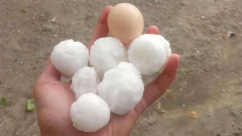 Adıyaman’ı dolu vurdu