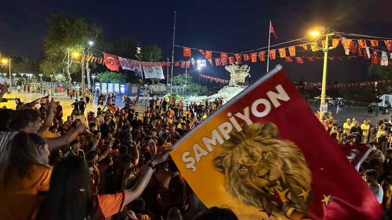 Antalya, Muğla, Burdur ve Isparta’da Galatasaray’ın şampiyonluğu kutlanıyor