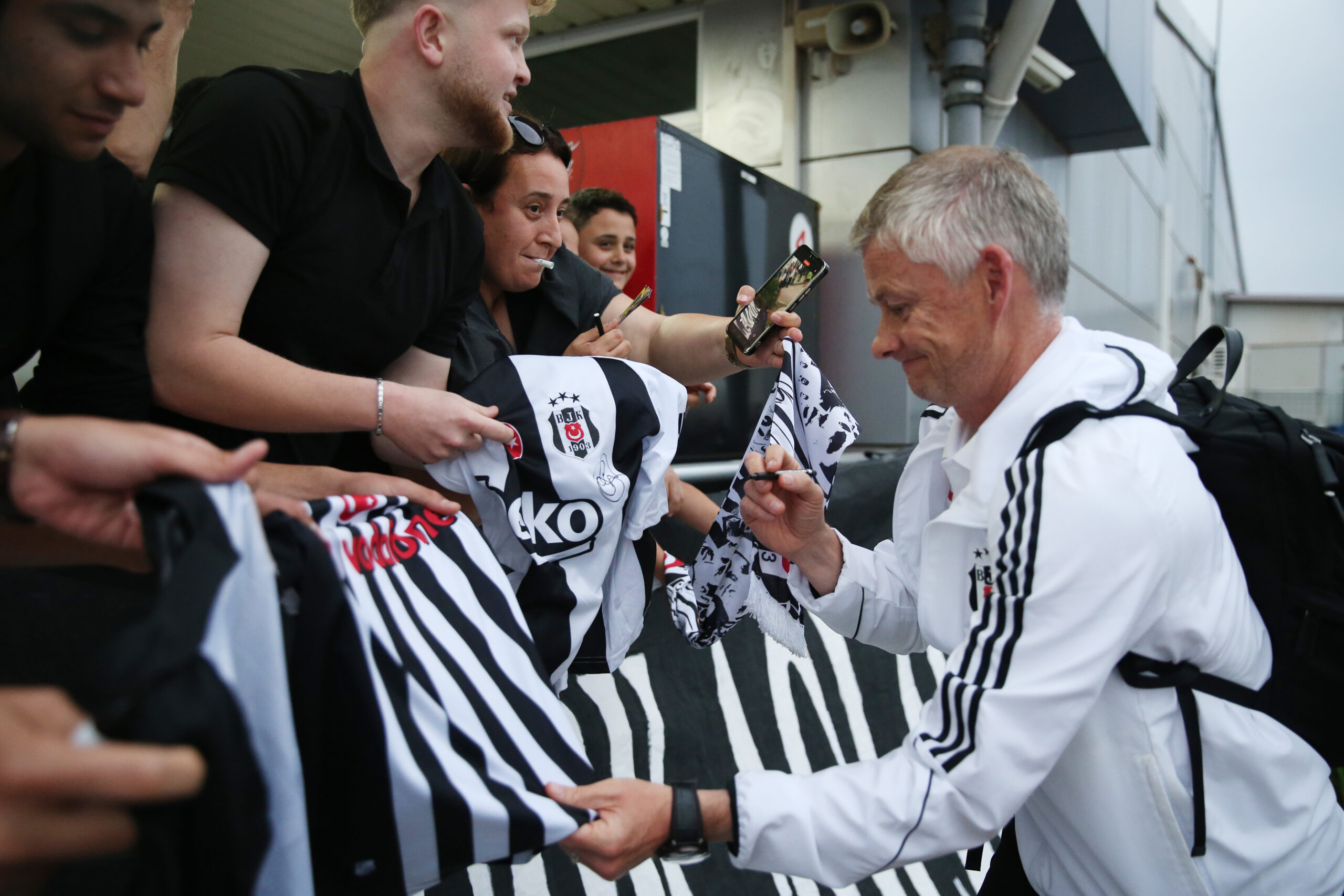 Beşiktaş kafilesi, Alanya’da