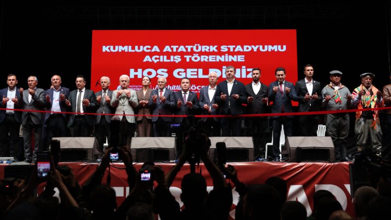 Kumluca Atatürk stadyumu’na büyük ilgi