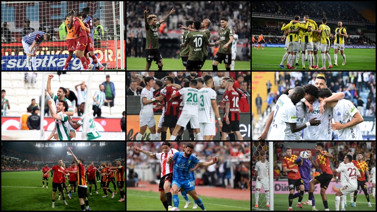 Trendyol Süper Lig’de 35. haftanın perdesi kapandı