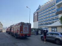 Alanya’da 5 yıldızlı ruhsatsız çalıştırıldığı belirtilen otelde çıkan yangın söndürüldü