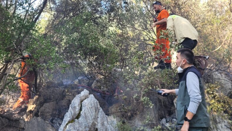 kalpgazetesi.com-Antalya'nın Finike ilçesi yanıyor, orman yangını çıktı