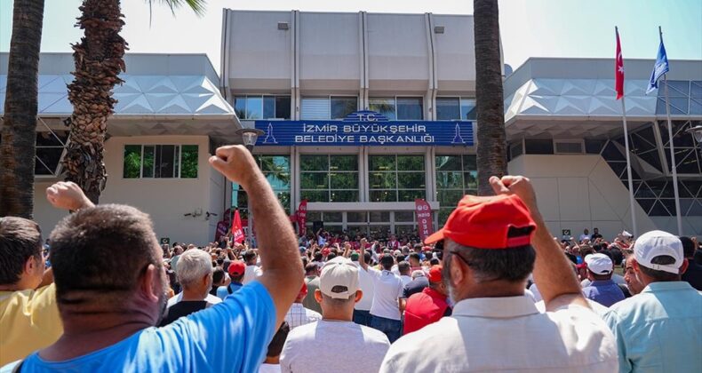 İzmir’de 6 gündür süren grevde işçiler eylemlerine devam etti