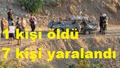 kalpgazetesi.com-Adana'da uçuruma yuvarlanan otomobildeki 1 kişi öldü, 7 kişi yaralandı