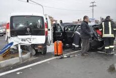  Zincirleme trafik kazasında 7 kişi yaralandı