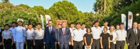 Üst rütbeye terfi eden jandarma personeli için tören