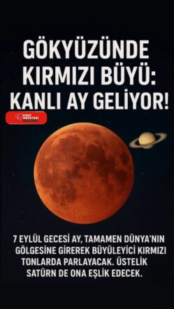 kalpgazetesi.com-Dikkat, Gökyüzünde Kırmızı Büyü Kanlı Ay Geliyor!”